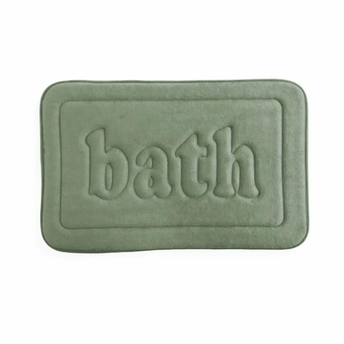 Non-Slip Bath Mat TODAY UTILITY Green 40 x 60 cm - Баня<<<Дом Градина<<<BigBuy&&&Завеси и килими<<<Баня<<<Дом