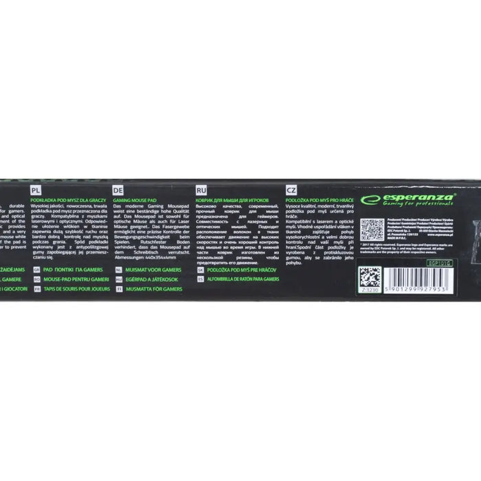 Non-slip Mat Esperanza EGP101G Black Printed - Гейминг Мишка и Подложка за Мишка<<<Компютър Игри<<<Компютри|
