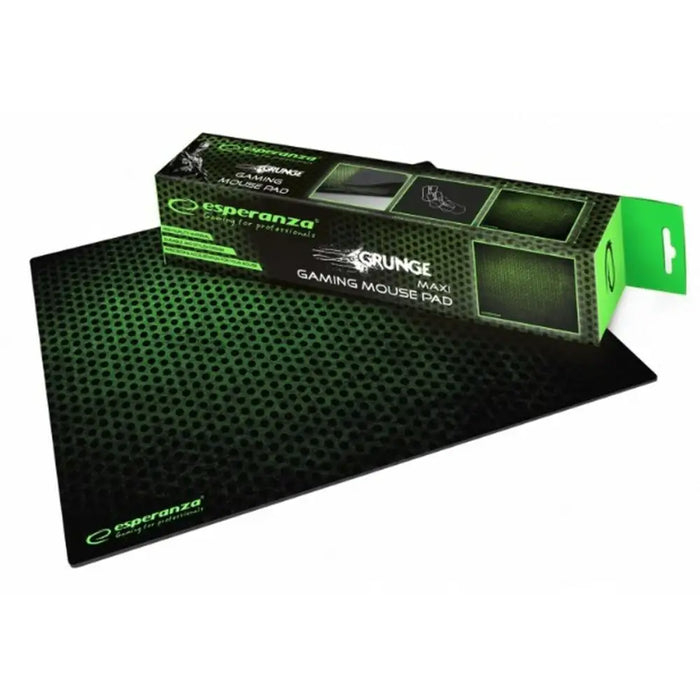 Non-slip Mat Esperanza EGP103G Black Green Black/Green Printed - Гейминг Мишка и Подложка за Мишка<<<Компютър