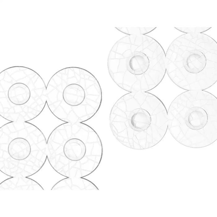 Non-slip Shower Mat Berilo Transparent PVC 54 x 54 x 1 cm (6 Units) - Баня<<<Дом Градина<<<BigBuy&&&Завеси и