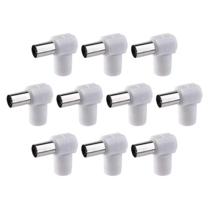 TV SOCKET FEMALE 90° FOR EMOS COAXIAL