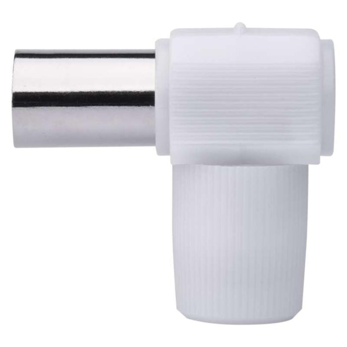 TV SOCKET FEMALE 90° FOR EMOS COAXIAL