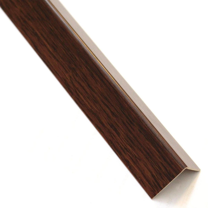 PVC CORNER PROFILE 19.5X19.5MM/2.6M T. OAK