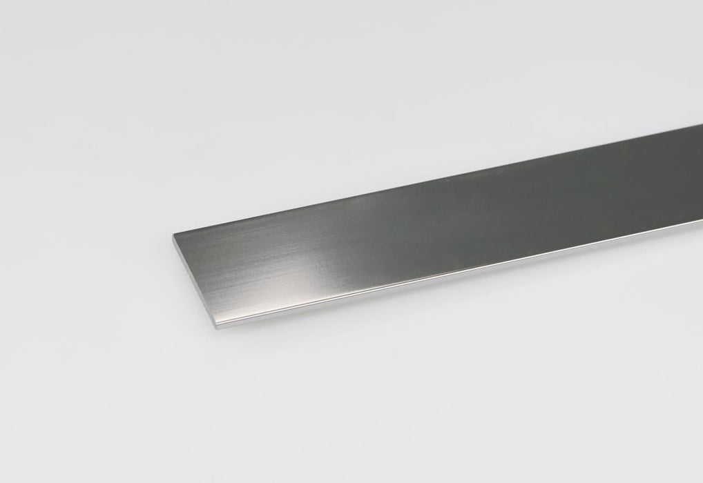 ALUMINUM STRAIGHT PROFILE 20X2MM/1M SILVER
