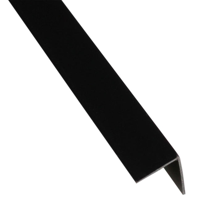 PVC CORNER PROFILE 19.5X19.5MM/2.6M BLACK