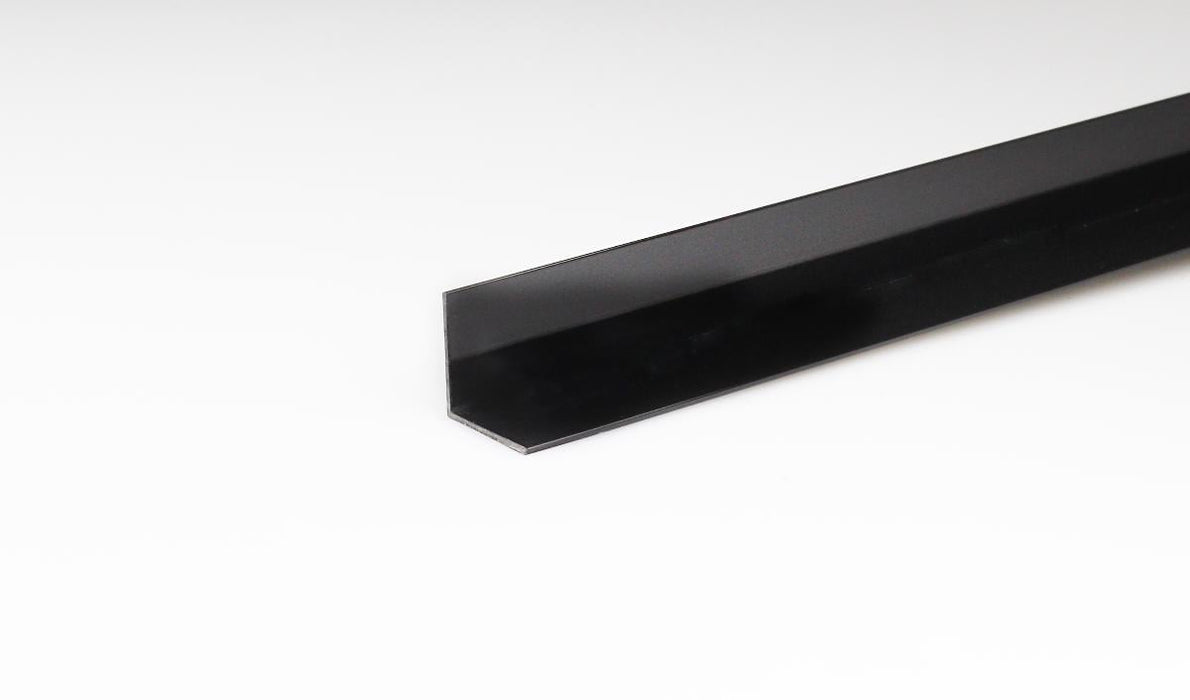 PVC CORNER PROFILE 25X25MM/1M BLACK SATIN