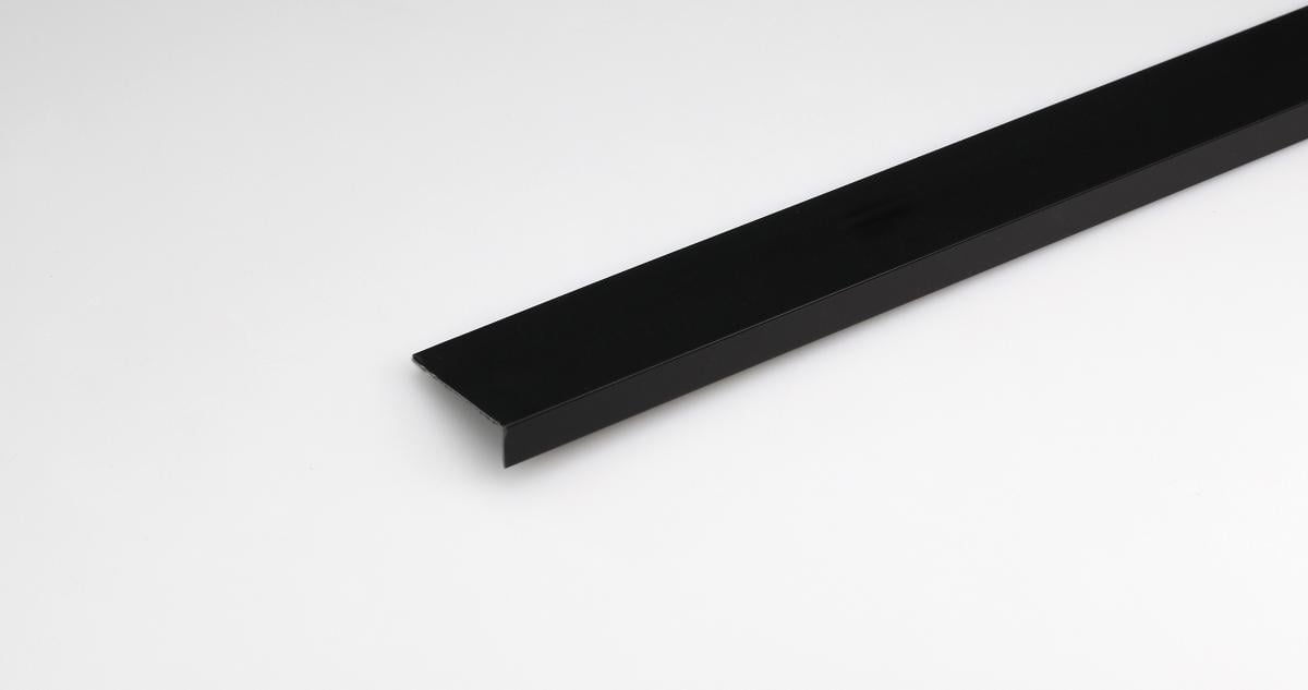 PVC CORNER PROFILE 20X10MM/1M BLACK SATIN