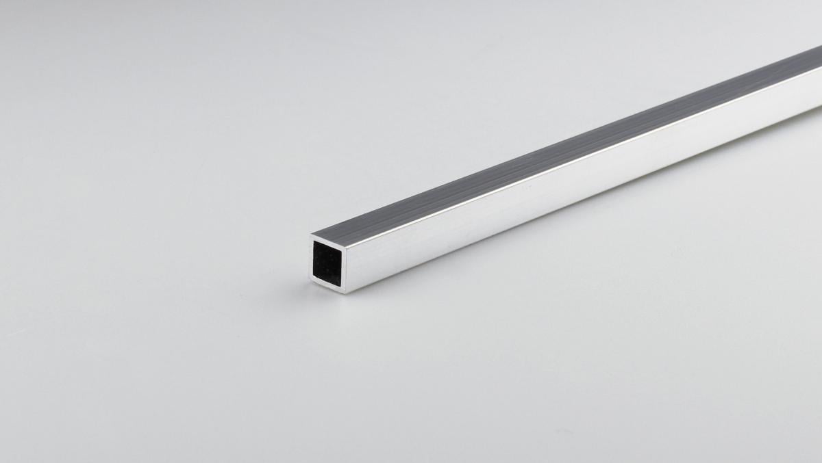 SQUARE PROFILE 10X10MM/1M STAINLESS STEEL