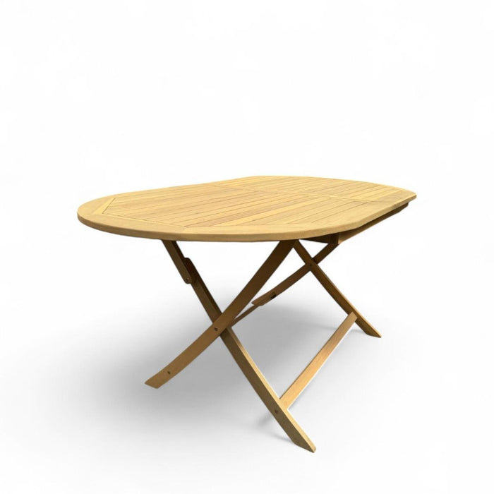 FOLDING TABLE OVAL ALACAMA ACACIA