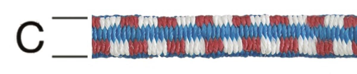ELASTIC ROPE COLORED 6MM