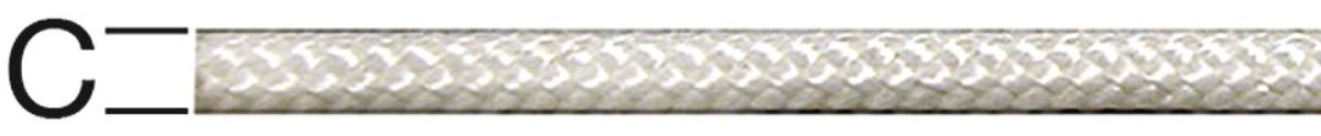 ROPE POLYESTER WHITE 1.7MM