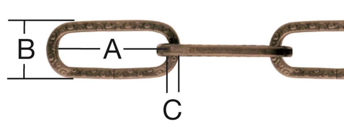 2MM COPPER PLATED STEEL CHAIN