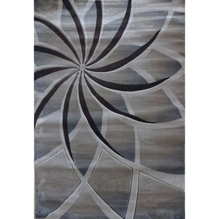 CARPET GEO HAND CUT 160X220CM BEIGE