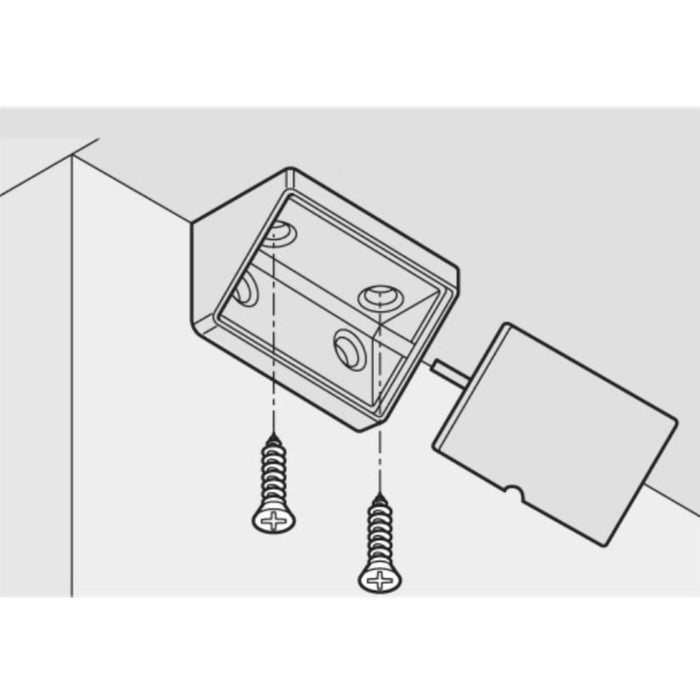 CORNER ASSEMBLY BLACK 8 PCS