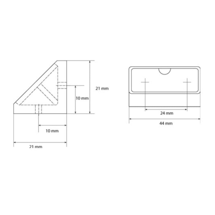 CORNER ASSEMBLY GRAY 8 PCS
