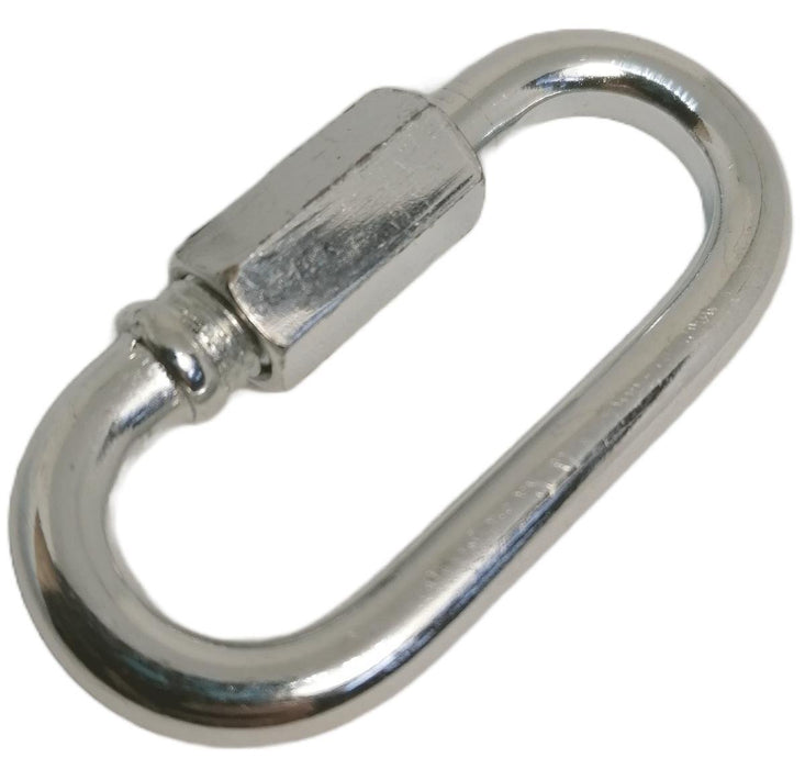 CARABINER OVAL WITH NUT 6MM BMONTAGE