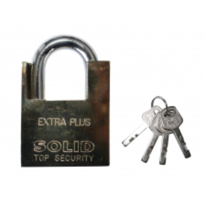 PADLOCK BRASS PROTECTED ARM 70MM GD