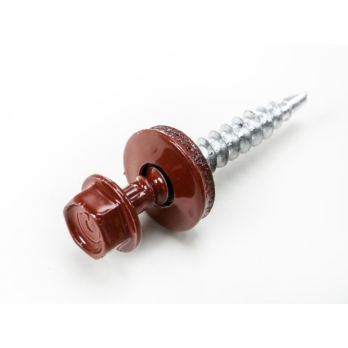 SELF-DRILL SCREWS 4.8X35 250PCS RED
