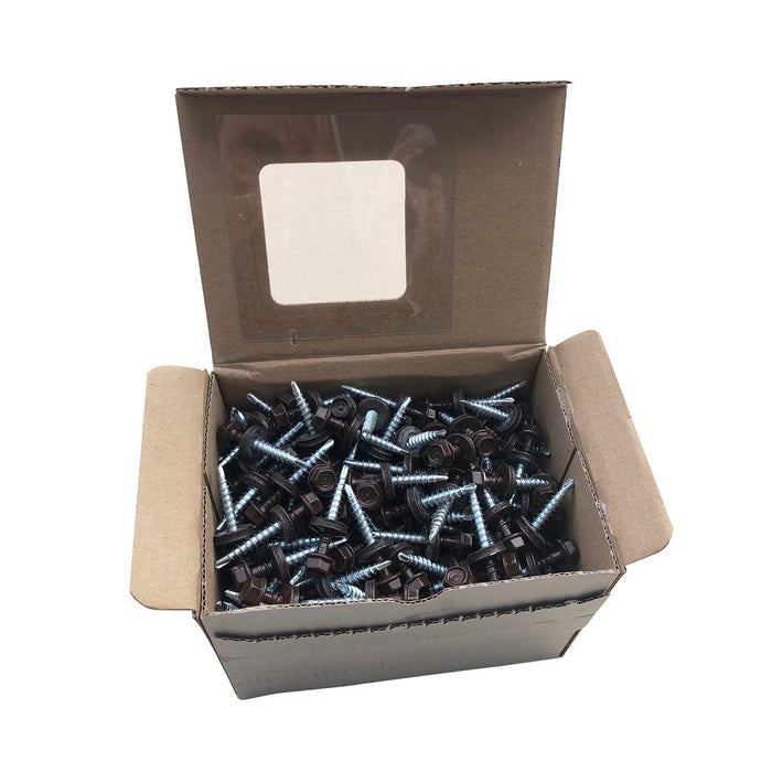 SELF-DRILL SCREWS 4.8X35 50PCS RED