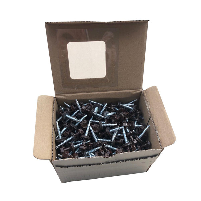 SELF-DRILL SCREWS 4.8X35 250 BROWN