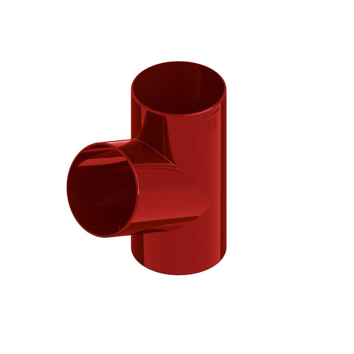 TEE 80 MM PVC RED