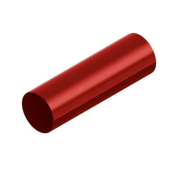 WATER PIPE 3M X 80 MM PVC RED