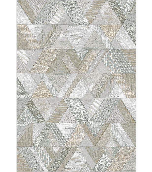 MAYUMI CARPET GRAY TRIANGLES 100X140 CM