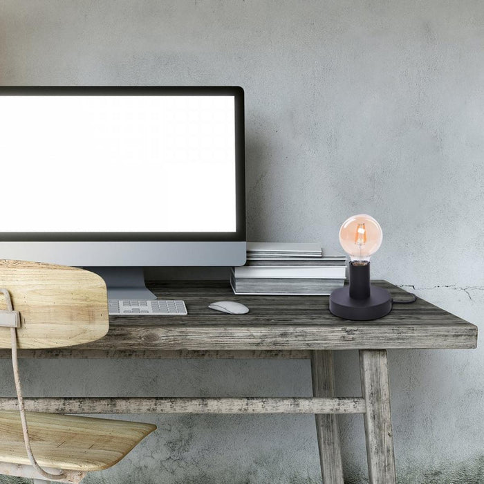 DESK LAMP BOWIE E27 MAX 60W BLACK