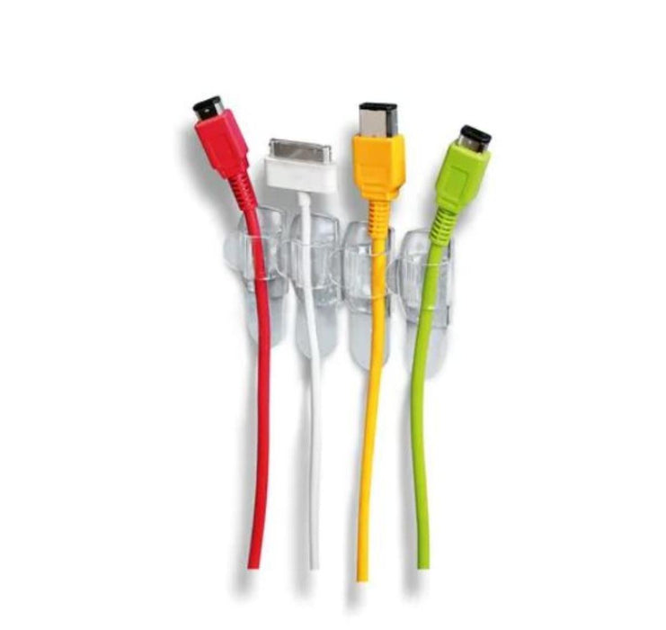 CABLE ORGANIZER TRANSPARENT 4PCS 3M