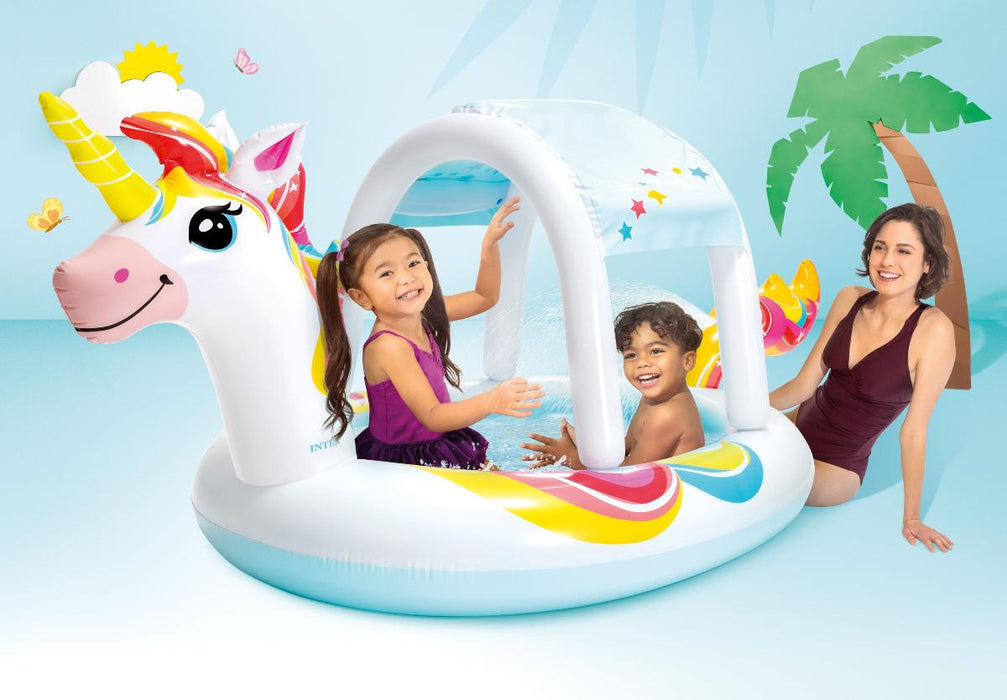 INFLATABLE POOL UNICORN 254X132X109CM