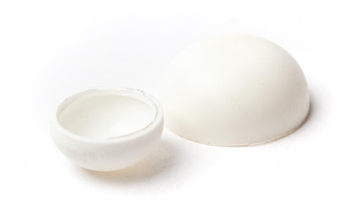 CAPS FOR M6 NUTS - 10 PCS. WHITE