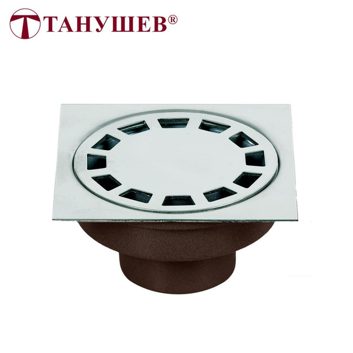 SIPHON STRAIGHT 10X10 CM PPR/INOX F50 GRID