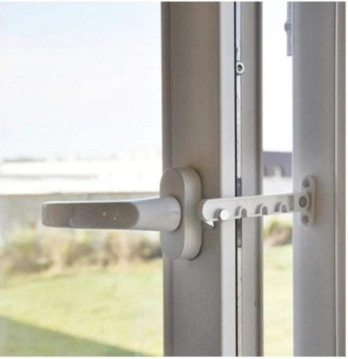 WINDOW LIMITER PVC WHITE