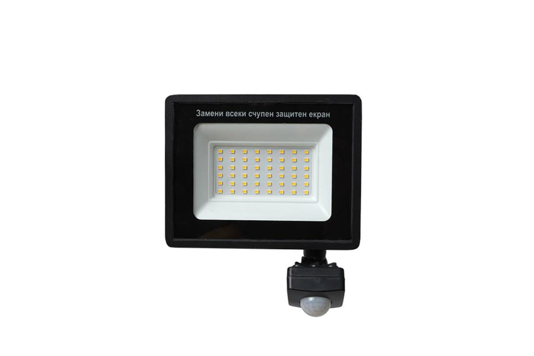 DELFI LED SPOTLIGHT WITH SENSOR 30W BLACK
