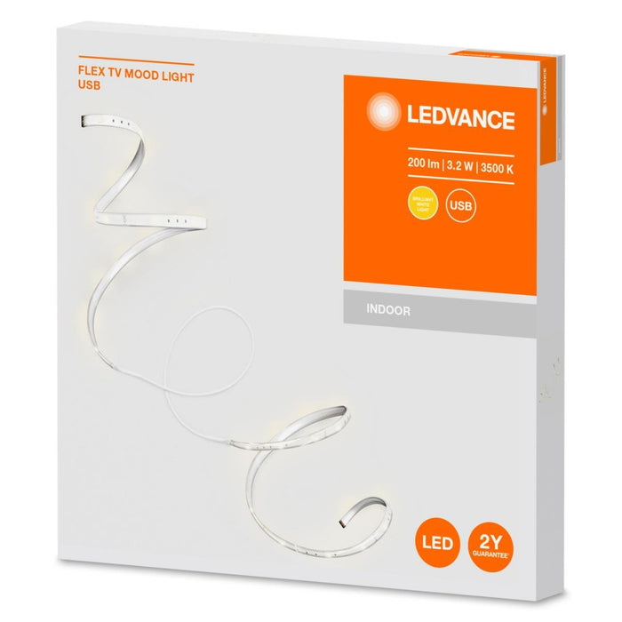 LED STRIP FLEX TV MOOD LIGHT 3500K WITH USB