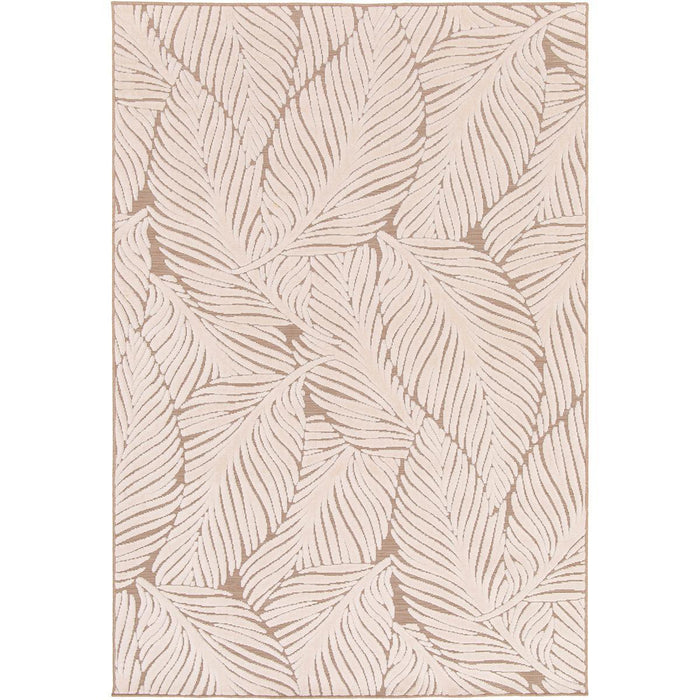 CARPET LIGHT LEAF CREAM 160X230 CM