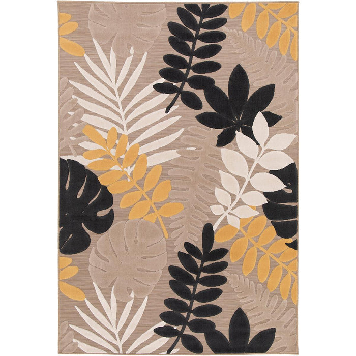 CARPET LIGHT BRANCHES BEIGE 120X170 CM