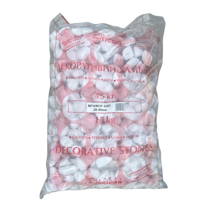 WHITE MARBLE 20-40MM 15KG