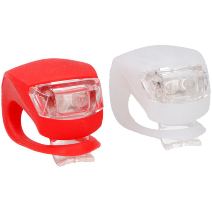 LIGHTS KIT FOR BICYCLE LED 2PCS DUNLOP