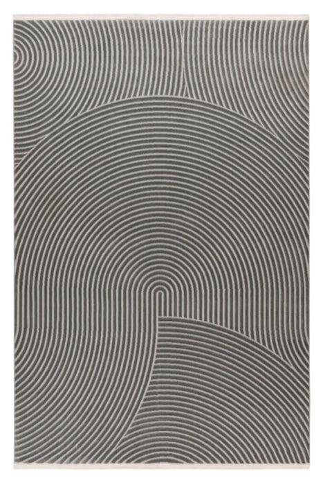 CARPET ELIF 160/230CM GRAY OVAL