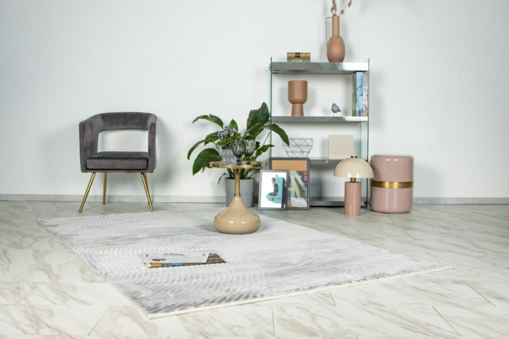 CARPET ELIF 160/230CM GRAY OVAL