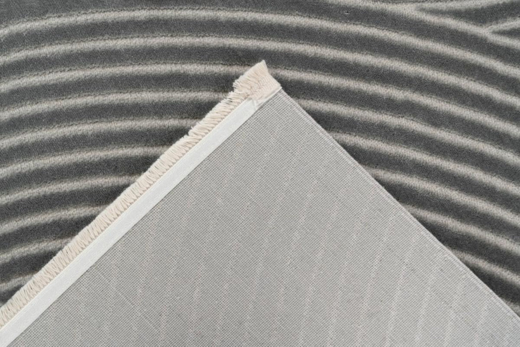 CARPET ELIF 160/230CM GRAY OVAL