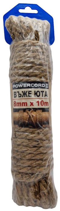 JUTE ROPE Ф8MM CONNECTION 10M