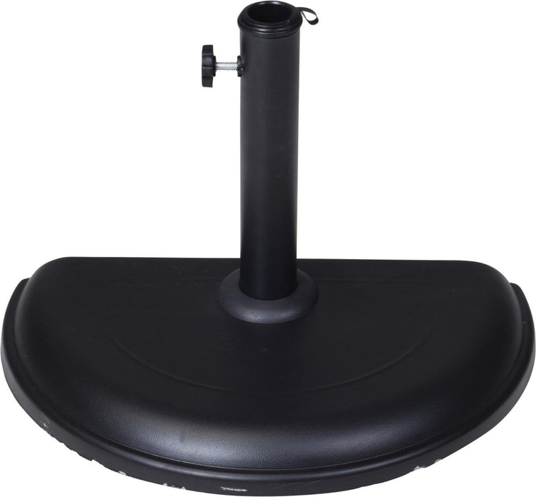 UMBRELLA STAND CONCRETE BLACK