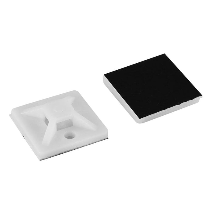 BASE FOR CABLE CONNECTION ADHESIVE 20X20MM