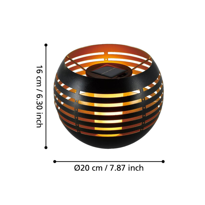 LED SOLAR LAMP SPHERE H200 EGLO