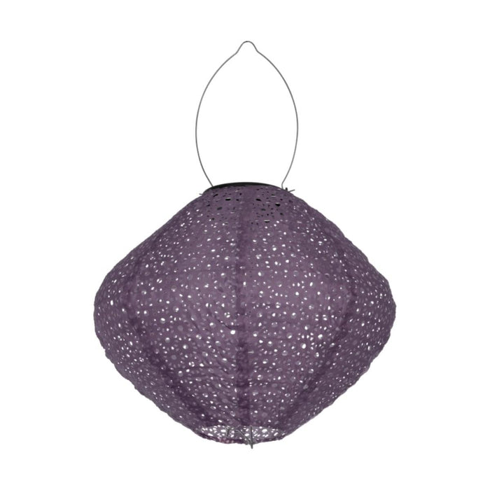 LED SOLAR LAMP LANTERN PURPLE H250 EGLO