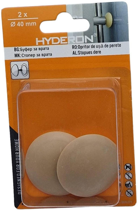 DOOR BUFFER HBO-402 40MM BEIGE 2 PCS