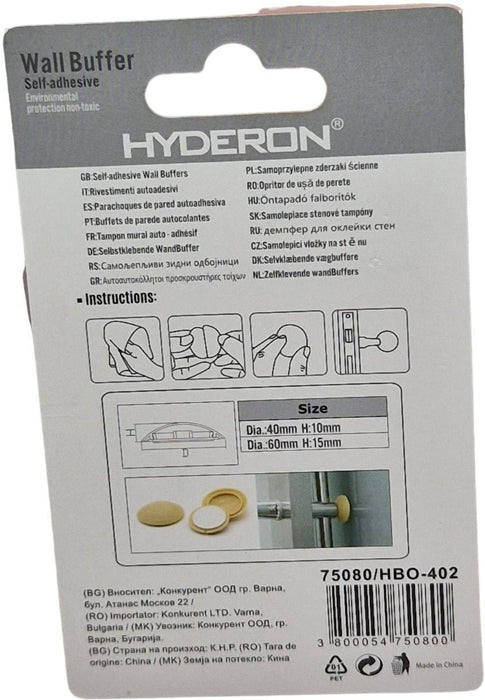 DOOR BUFFER HBO-402 40MM BEIGE 2 PCS