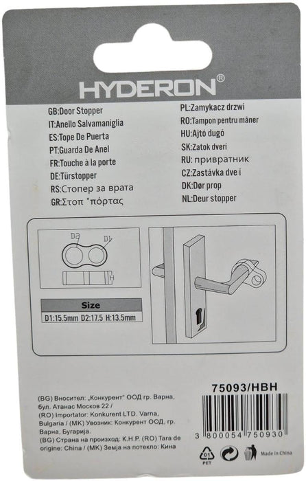 BUFFER HANDLE HBH 15.5 TRANSPARENT 4 PCS